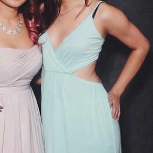 Teal Long Dress